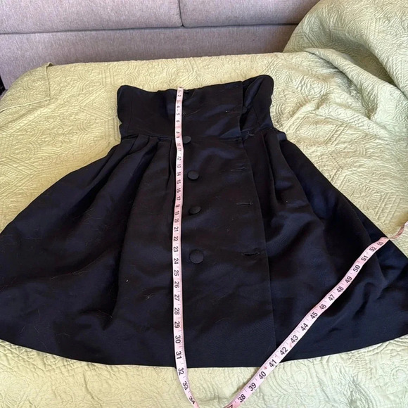 Vintage luxury suit set / tuxedo style George’s Rech strapless dress w/ jacket - Picture 10 of 16